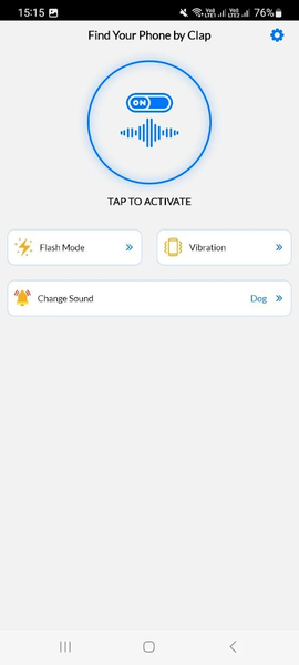 Find Your Phone by Clap - Image screenshot of android app