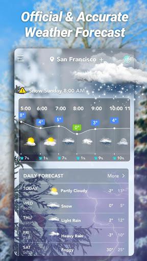 Accurate Weather: Weather Forecast, Clima Widget - Image screenshot of android app