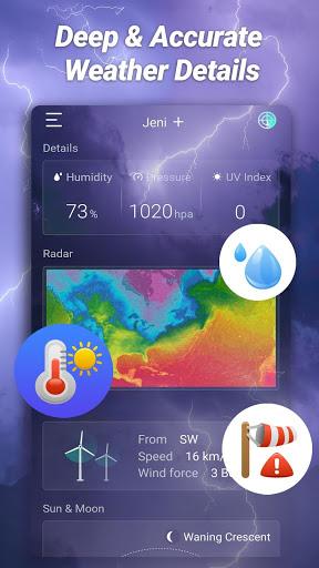 Accurate Weather: Weather Forecast, Clima Widget - Image screenshot of android app