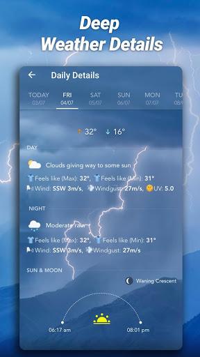Accurate Weather: Weather Forecast, Clima Widget - Image screenshot of android app