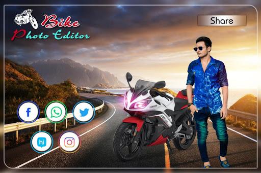 Bike Photo Editor: Bike Photo Frames - Image screenshot of android app