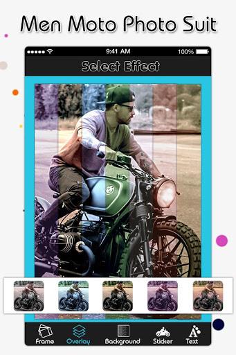 Men Moto Photo Suit : Stylish Bike Photo Editor - Image screenshot of android app