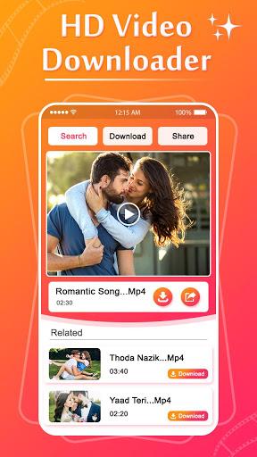 HD Video Downloader-All Videos Downloader - عکس برنامه موبایلی اندروید