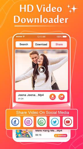 HD Video Downloader-All Videos Downloader - عکس برنامه موبایلی اندروید