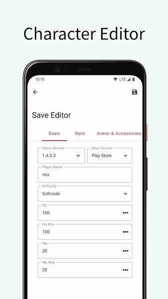 TR Save Editor - Image screenshot of android app