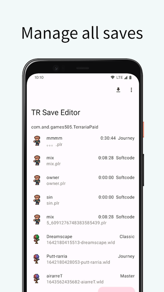 TR Save Editor - Image screenshot of android app