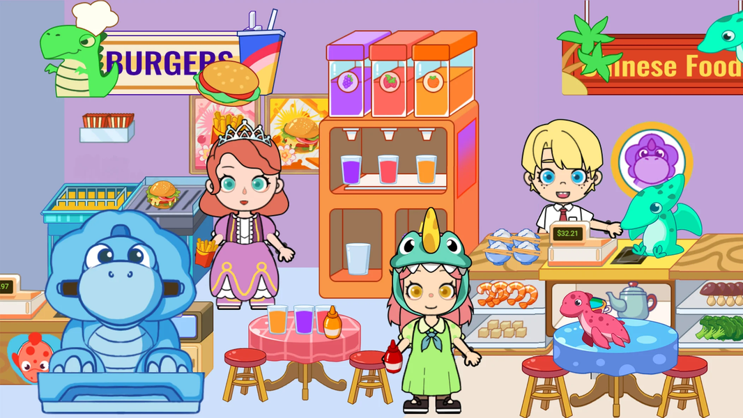 Suesue Dino:Kid Dinosaur Games - عکس بازی موبایلی اندروید