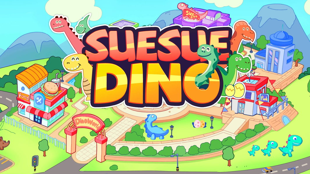 Suesue Dino:Kid Dinosaur Games - عکس بازی موبایلی اندروید
