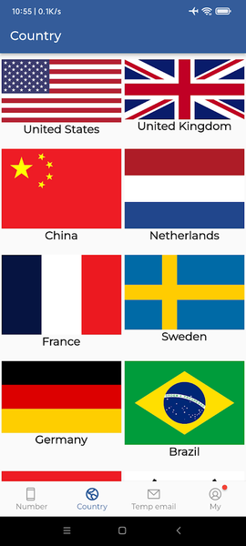 Temp Number Receive SMS Online - Image screenshot of android app