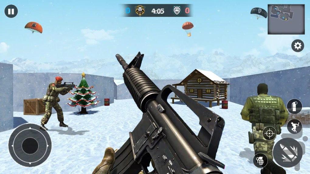تفنگ بازی جنگی : بازی تفنگی - Gameplay image of android game