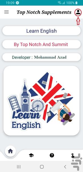 top notch english learning - Image screenshot of android app