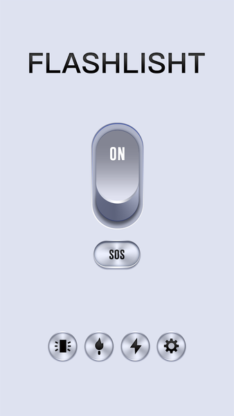 Bright Flashlight - عکس برنامه موبایلی اندروید