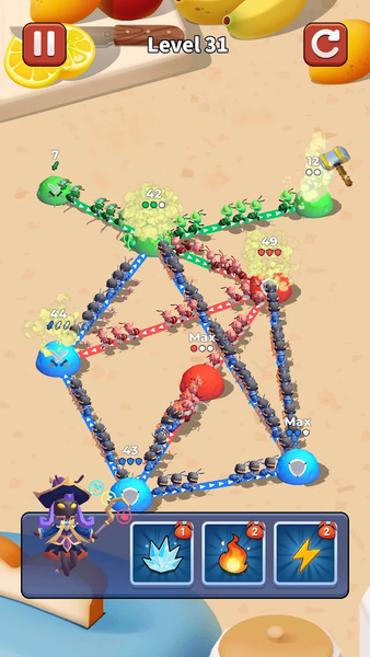 Ant Fight: Conquer the Tower - Gameplay image of android game