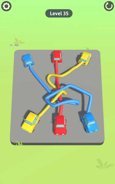 Car Knots - Tangle Puzzle - عکس بازی موبایلی اندروید