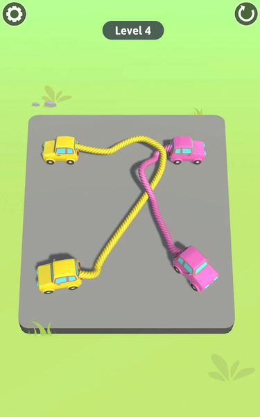 Car Knots - Tangle Puzzle - عکس بازی موبایلی اندروید