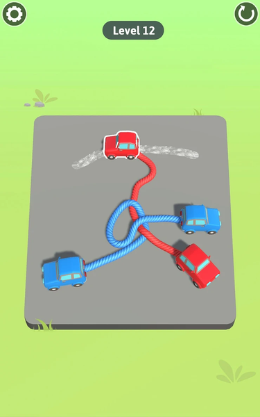 Car Knots - Tangle Puzzle - عکس بازی موبایلی اندروید
