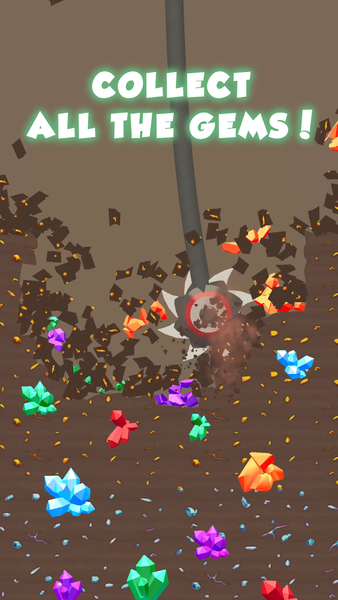 Drill and Collect - Idle Miner - Gameplay image of android game