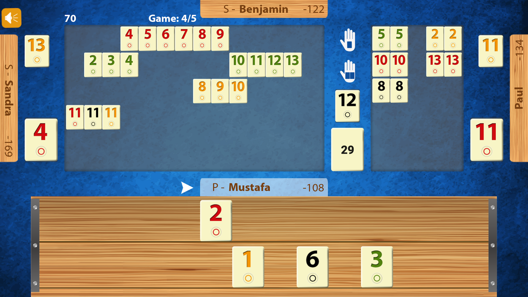 Okey ۵۱ - عکس بازی موبایلی اندروید