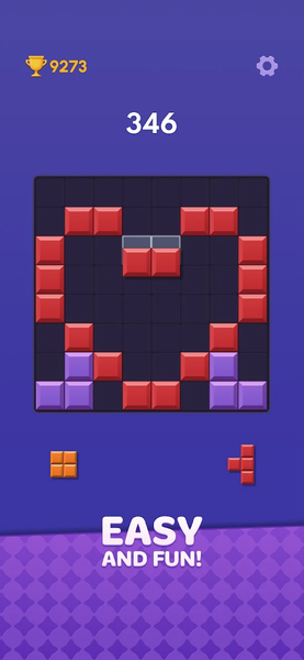 Bloxie - Block Puzzle - Gameplay image of android game