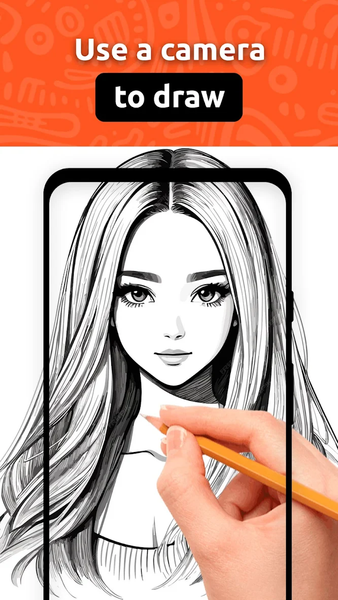 Trace and Draw Sketch Drawing - عکس برنامه موبایلی اندروید