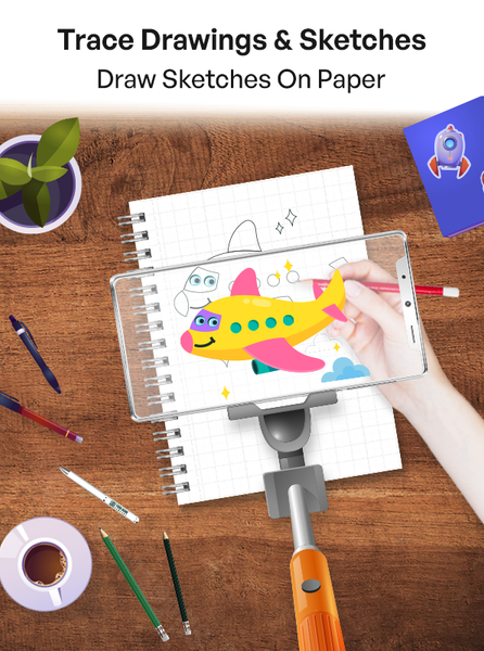 Trace Drawing－Sketch and Paint - Image screenshot of android app