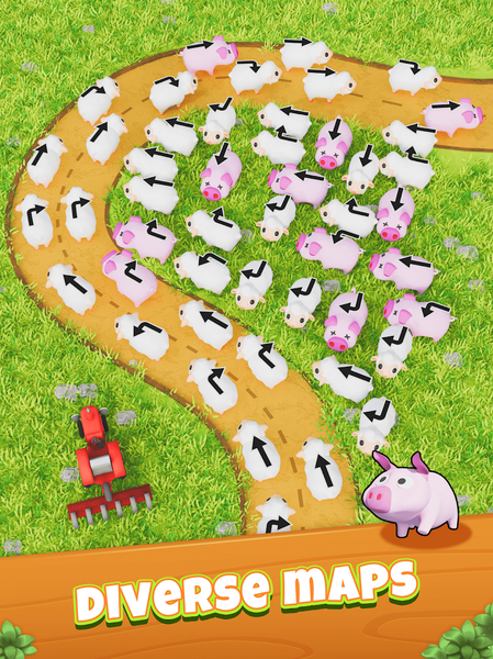 Lamb Escape: Jam Animal Farm - Gameplay image of android game