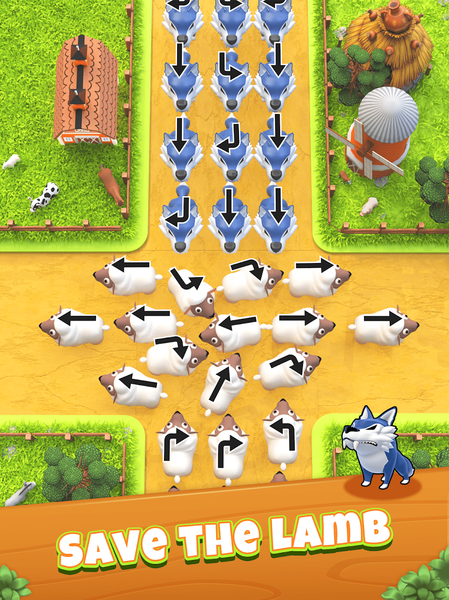 Lamb Escape: Jam Animal Farm - Gameplay image of android game