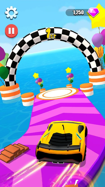 Shape-shifting: Transform Race - Gameplay image of android game