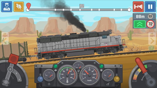 Train Simulator: Railroad Game - Gameplay image of android game