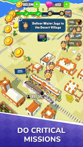 Train Ride: railway game - عکس بازی موبایلی اندروید