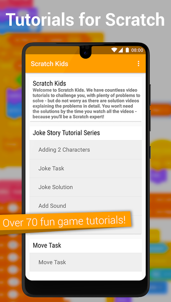 Tutorials for Scratch - عکس برنامه موبایلی اندروید