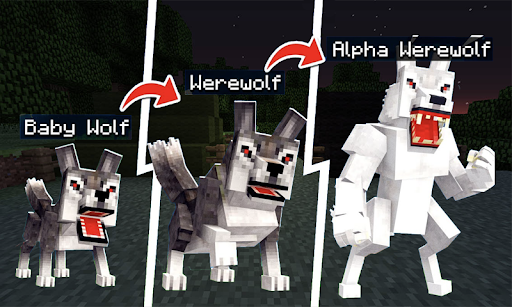 Werewolf Mod for Minecraft PE - عکس برنامه موبایلی اندروید