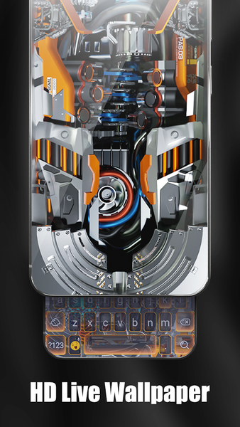 Transforming Cyborg Wallpaper - Image screenshot of android app