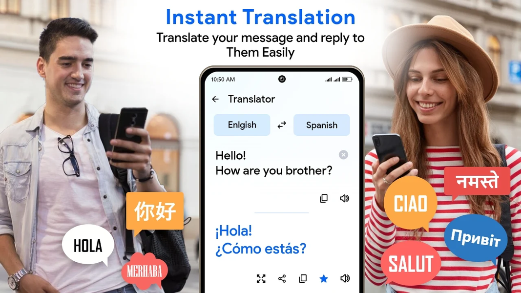 Language Translator: Translate - عکس برنامه موبایلی اندروید