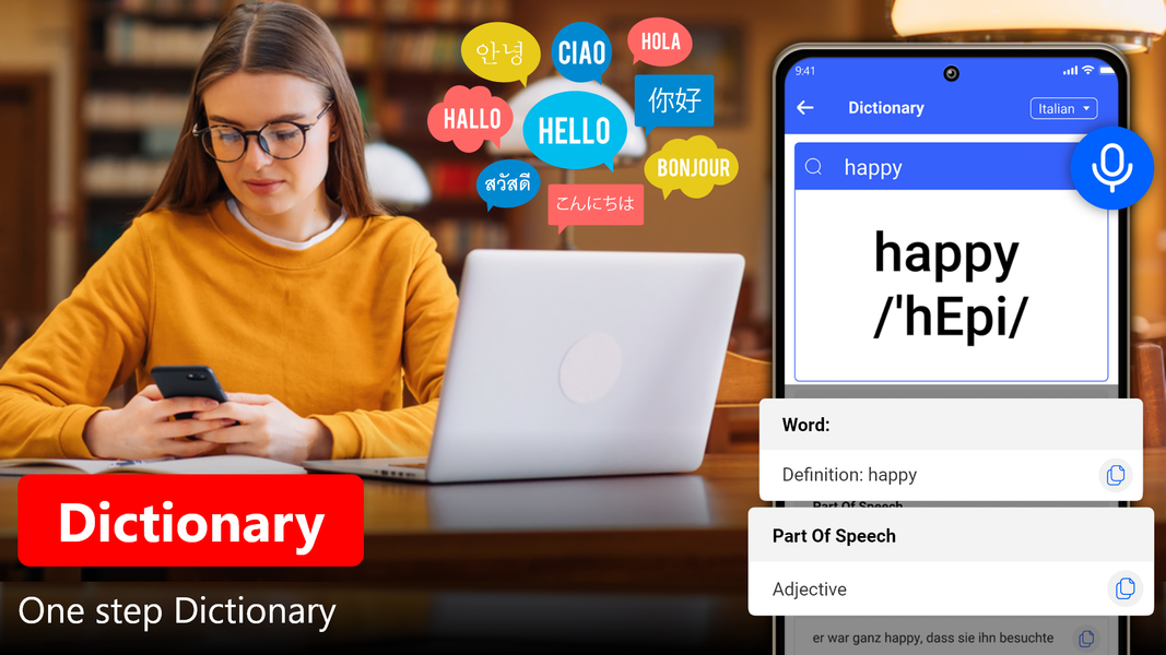 Go Translate All Language App - عکس برنامه موبایلی اندروید