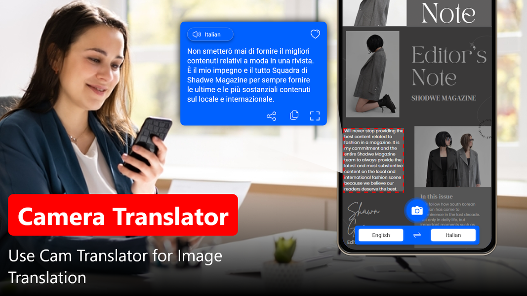 Go Translate All Language App - عکس برنامه موبایلی اندروید