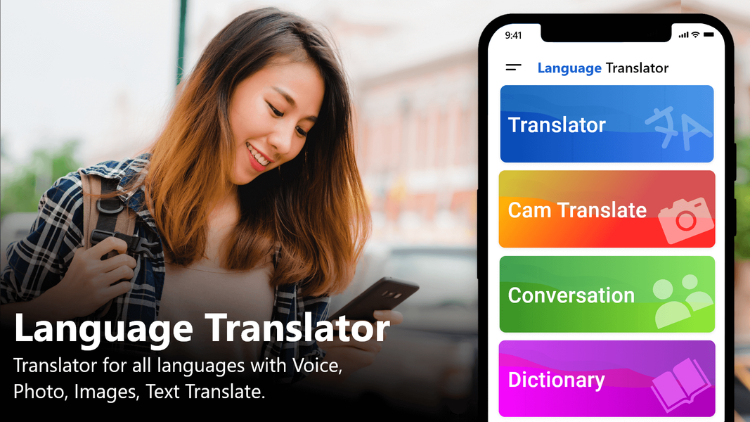 Go Translate All Language App - عکس برنامه موبایلی اندروید