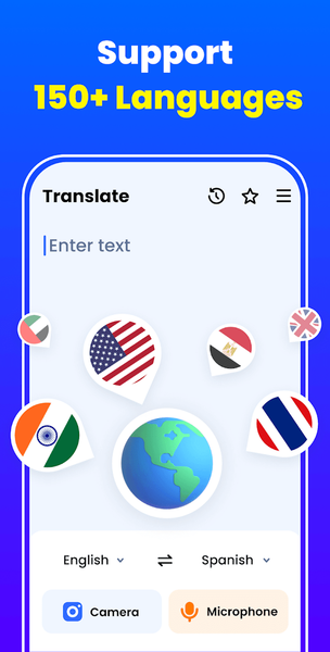 Translate - Translator App - عکس برنامه موبایلی اندروید