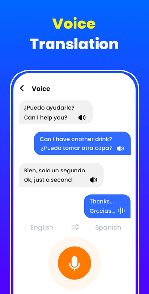 Translate - Translator App - عکس برنامه موبایلی اندروید