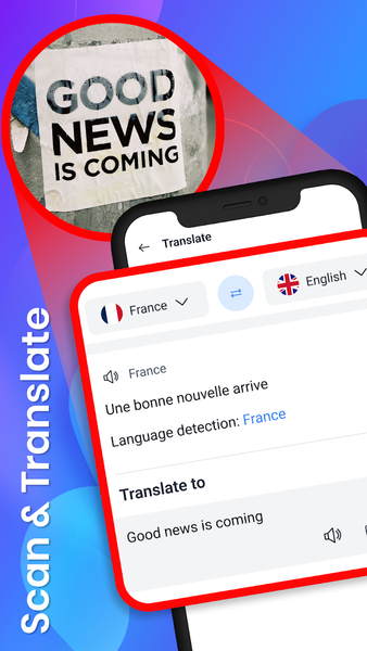 Photo Translator App - ۲۰۲۵ - عکس برنامه موبایلی اندروید