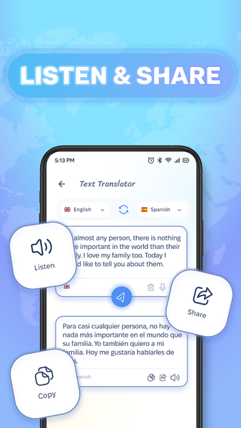 Voice Translator Text & Camera - عکس برنامه موبایلی اندروید