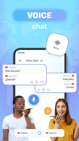 Voice Translator Text & Camera - عکس برنامه موبایلی اندروید