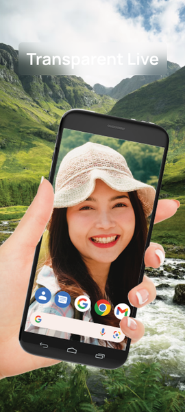 Transparent Live Wallpaper 8K - Image screenshot of android app