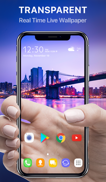 Transparent Wallpaper & Camera - Image screenshot of android app