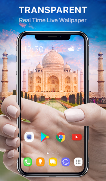 Transparent Wallpaper & Camera - Image screenshot of android app