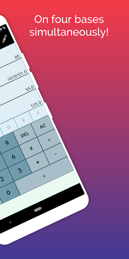 Binary Calculator Hex Decimal - Image screenshot of android app