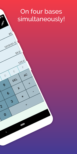 Binary Calculator Hex Decimal - عکس برنامه موبایلی اندروید