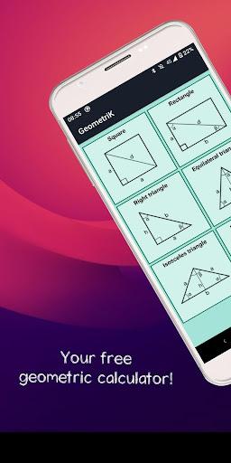 Trigonometry calculator - Geometry , trigonometric - عکس برنامه موبایلی اندروید