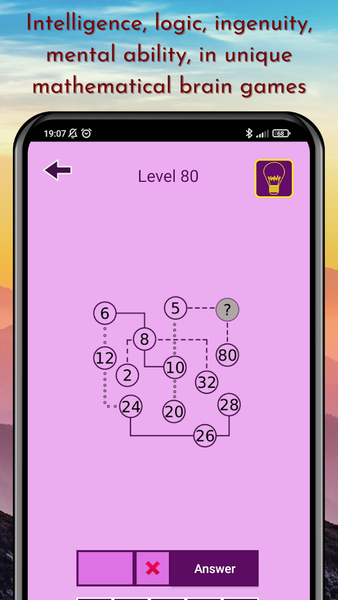 LogicMath: Maths logic riddles - Image screenshot of android app