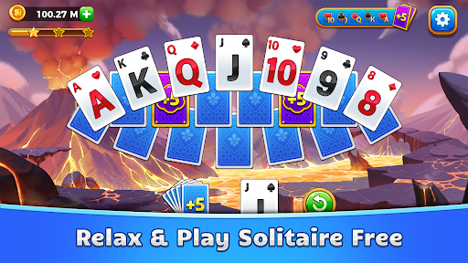 TriPeaks Solitaire Card Games - Gameplay image of android game